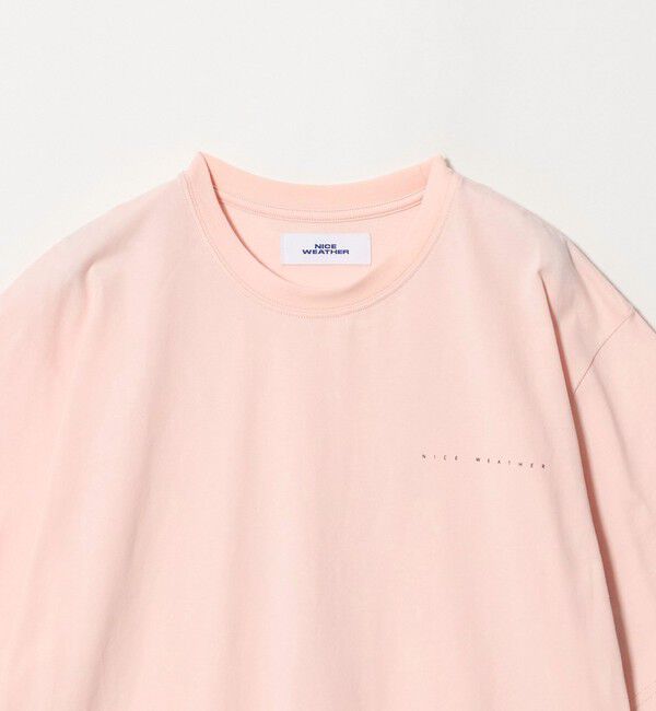 NICE WEATHER「＜NICE WEATHER＞フォトバックプリント Tシャツ」|Tシャツ・カットソー|