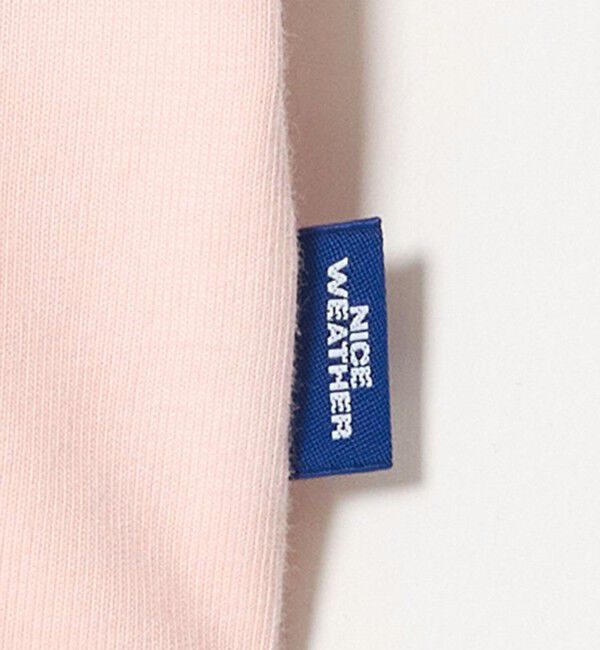 NICE WEATHER「＜NICE WEATHER＞フォトバックプリント Tシャツ」|Tシャツ・カットソー|