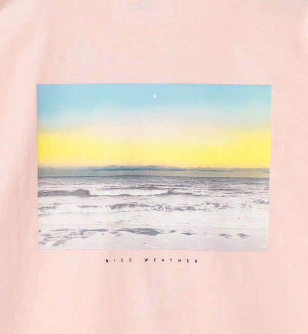 NICE WEATHER「＜NICE WEATHER＞フォトバックプリント Tシャツ」|Tシャツ・カットソー|
