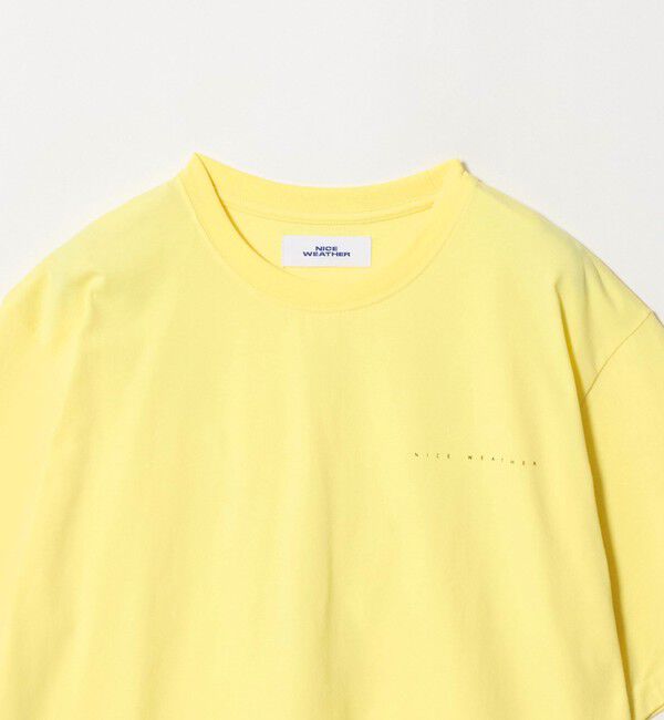 NICE WEATHER「＜NICE WEATHER＞フォトバックプリント Tシャツ」|Tシャツ・カットソー|