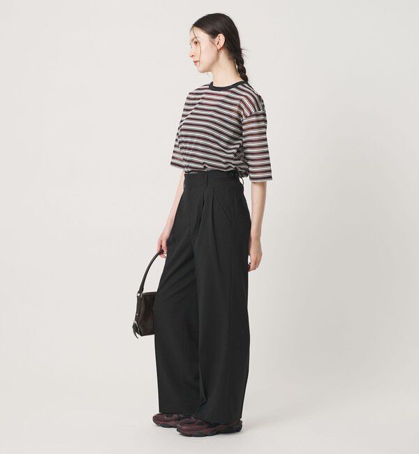 BEAUTY&YOUTH UNITED ARROWS「ポリエステルブレンド ２タック タブワイドパンツ ウォッシャブル 防シワ」|その他|