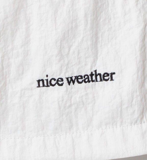 NICE WEATHER「＜NICE WEATHER＞ナイロンミニスカート」|スカート|