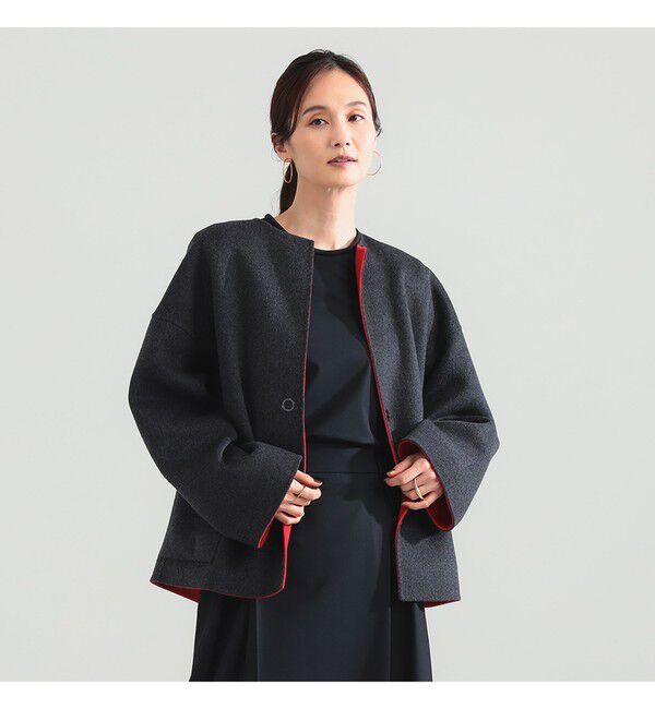 Demi-Luxe BEAMS 「リバー ミドルコート」|ダッフルコート|
