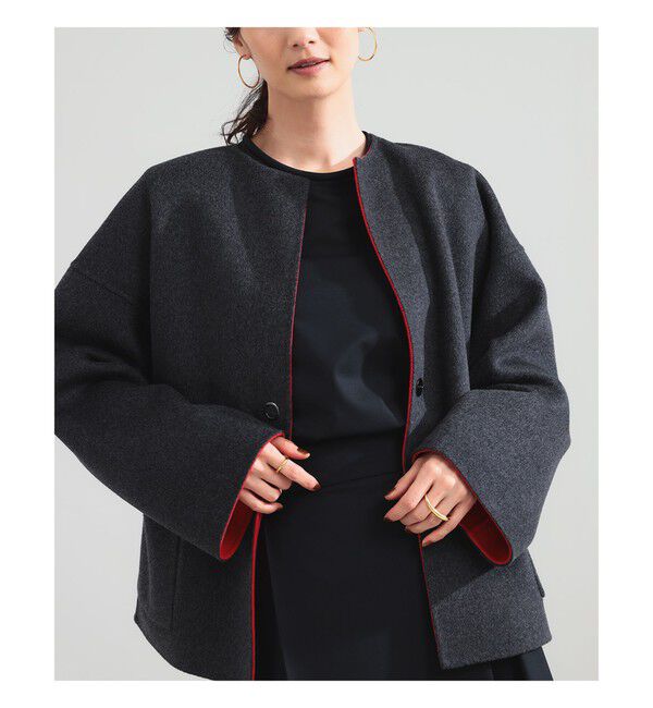 Demi-Luxe BEAMS 「リバー ミドルコート」|ダッフルコート|