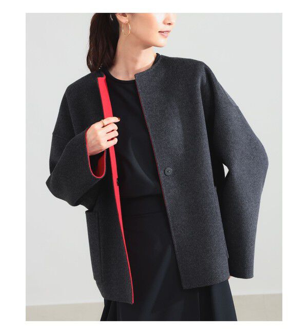 Demi-Luxe BEAMS 「リバー ミドルコート」|ダッフルコート|