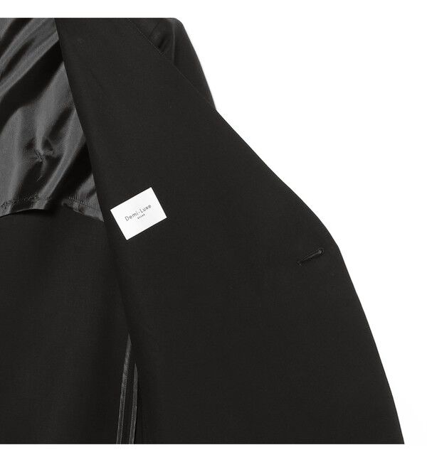 Demi-Luxe BEAMS 「ラペルレス オーバー ジャケット」|ダッフルコート|