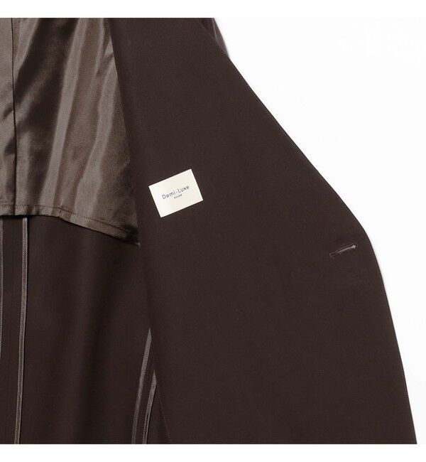 Demi-Luxe BEAMS 「ラペルレス オーバー ジャケット」|ダッフルコート|