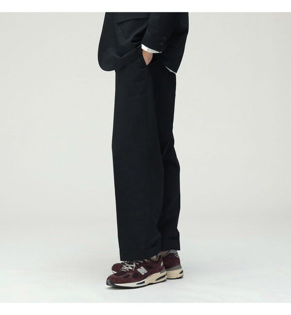 BEAMS PLUS「BEAMS PLUS｜IVY Trousers Wide High Density Cotton｜トラウザーズ｜ワイドシルエット｜ウェザークロス」|その他|