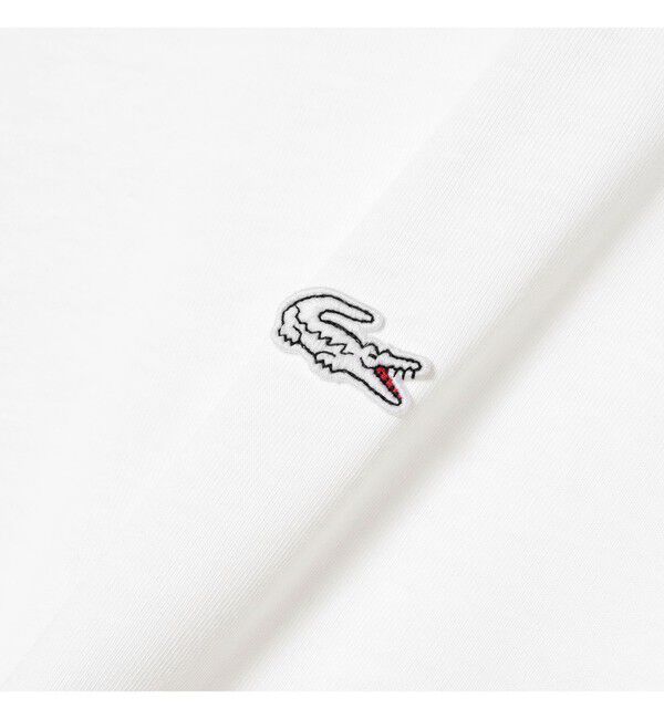 BEAMS「BEAMS｜LACOSTE / ベーシック ロングスリーブ Tシャツ｜ 長袖｜ロンT｜ロゴ刺繍 」|Tシャツ・カットソー|
