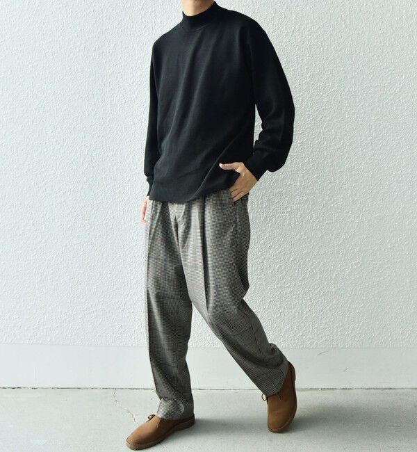 SHIPS any「SHIPS any: 〈手洗い可能〉 ミラノリブ モックネック ニット 25AW◇」|ニット・セーター|
