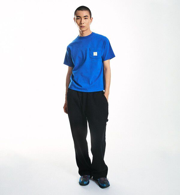 SHIPS「NEO BLUE: BAGGY CARPENTER SWEAT PANTS」|チノ|