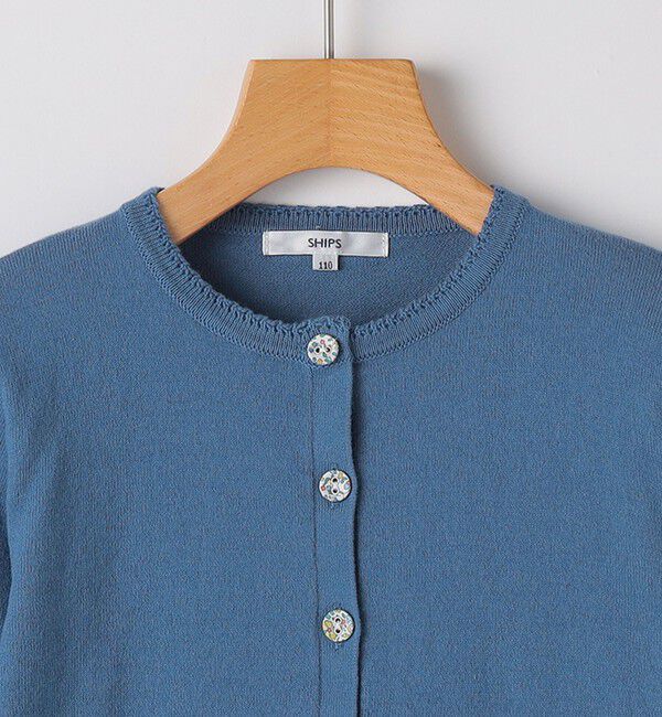 SHIPS KIDS「SHIPS KIDS:100～130cm / リバティ カーディガン」|カーディガン|