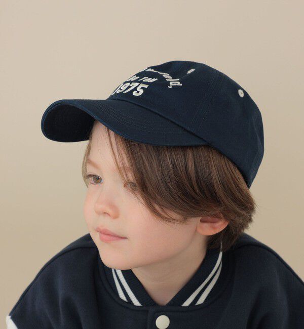 SHIPS KIDS「SHIPS KIDS:刺繍 ツイル ロゴ キャップ」|キャップ・キャスケット|