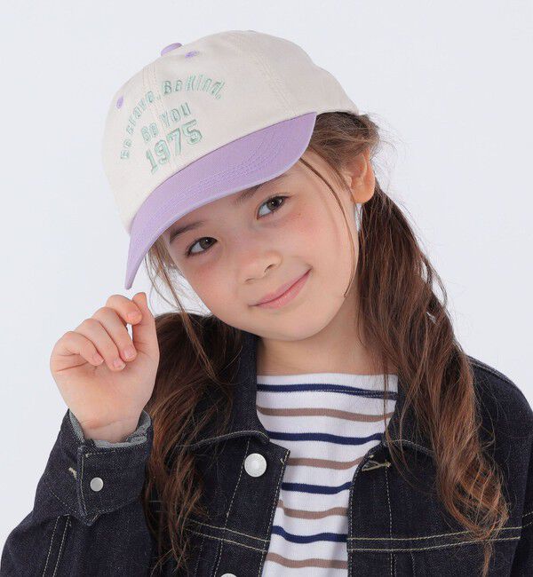 SHIPS KIDS「SHIPS KIDS:刺繍 ツイル ロゴ キャップ」|キャップ・キャスケット|