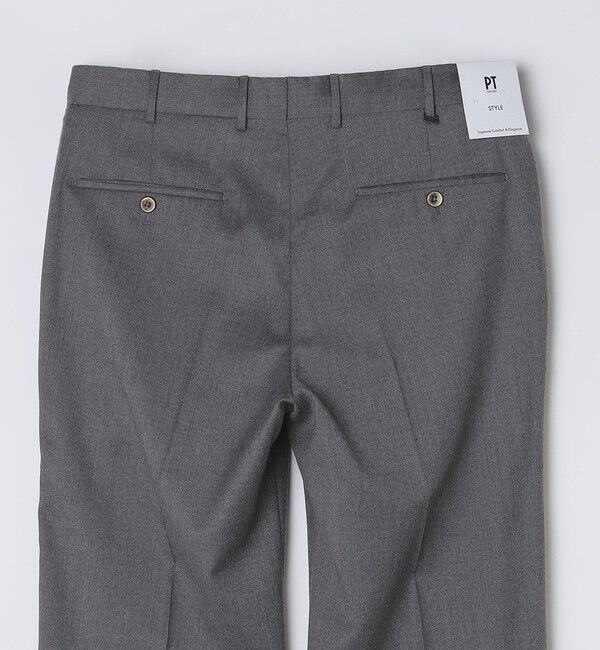 SHIPS「PT TORINO: CITY FIT ウール ライト フランネル スラックス」|スラックス|