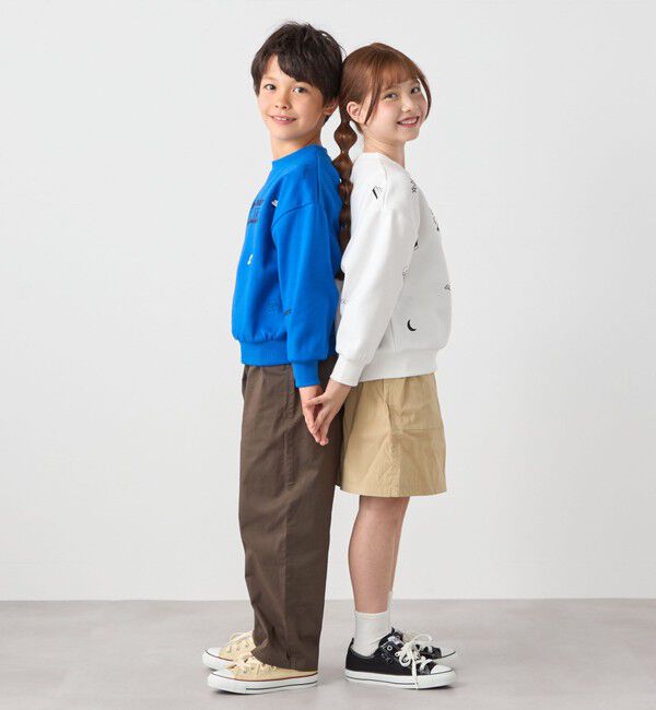 SHIPS any「SHIPS any:〈洗濯機可能〉ポンチ デザイン クルーネック プルオーバー <KIDS>」|スウェット・ジャージ|