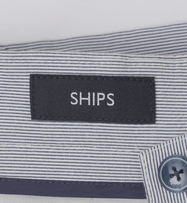 SHIPS「SHIPS:〈吸水速乾/洗濯機可能〉COOLMAX(R)コードレーン スラックス(セットアップ対応)」|チノ|