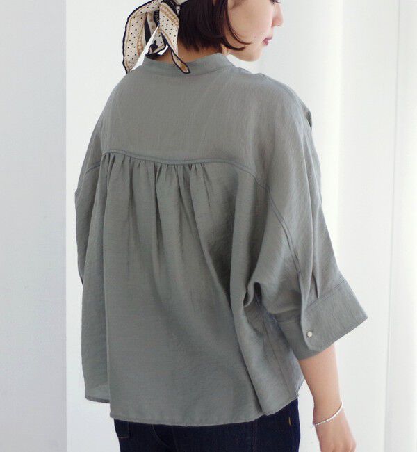 SHIPS for women「〈手洗い可〉NEW シルク混 シアー 羽織 シャツ」|シャツ・ブラウス|