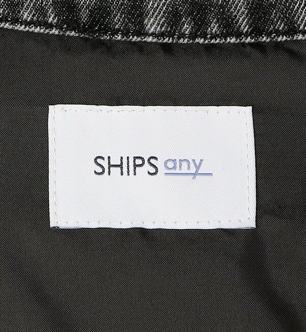 SHIPS any「SHIPS any:〈手洗い可能〉デニム ニット コンビ ポケット ブルゾン◆」|ブルゾン・スタジャン|