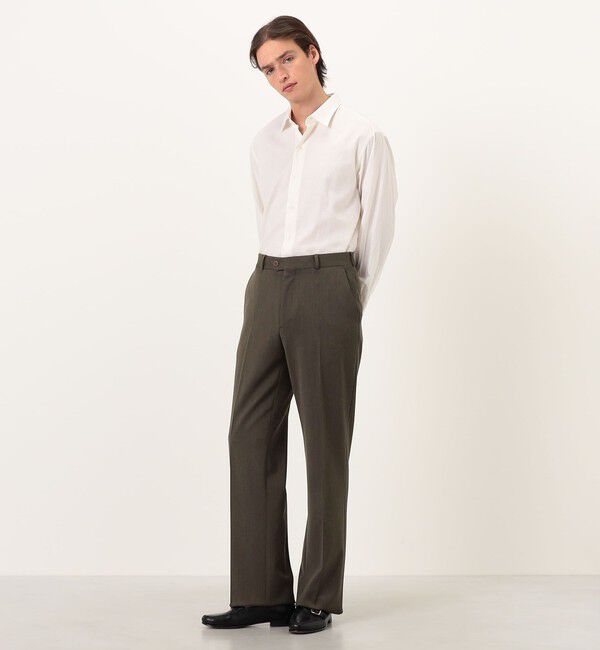TOMORROWLAND BUYING WEAR「BERNARD ZINS MABILLON ポリエステルウール ノープリーツトラウザーズ」|スラックス|