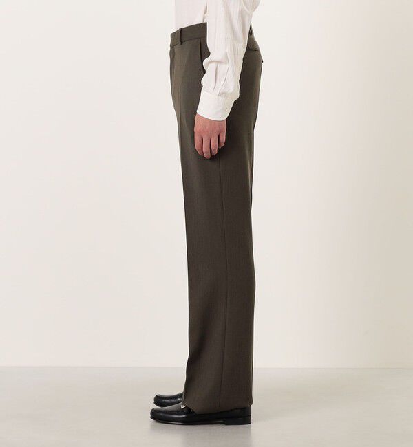 TOMORROWLAND BUYING WEAR「BERNARD ZINS MABILLON ポリエステルウール ノープリーツトラウザーズ」|スラックス|
