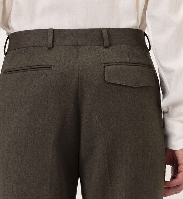 TOMORROWLAND BUYING WEAR「BERNARD ZINS MABILLON ポリエステルウール ノープリーツトラウザーズ」|スラックス|