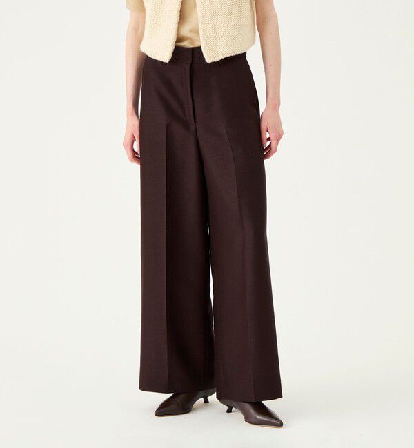 Ballsey「Diana タックレスワイドパンツ」|その他|