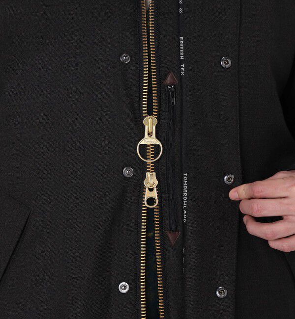 TOMORROWLAND MENS「【WEB先行予約・別注】Barbour TRANSPORT 3WAY ウールブルゾン DORMEUIL」|ブルゾン・スタジャン|
