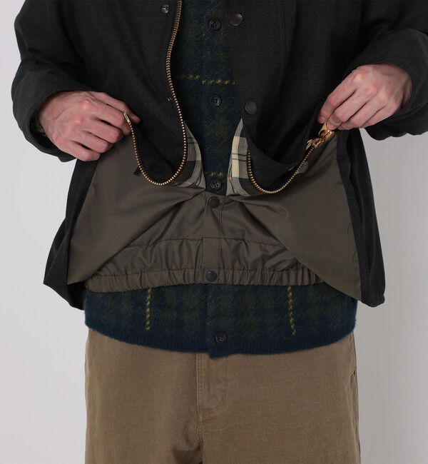 TOMORROWLAND MENS「【WEB先行予約・別注】Barbour TRANSPORT 3WAY ウールブルゾン DORMEUIL」|ブルゾン・スタジャン|