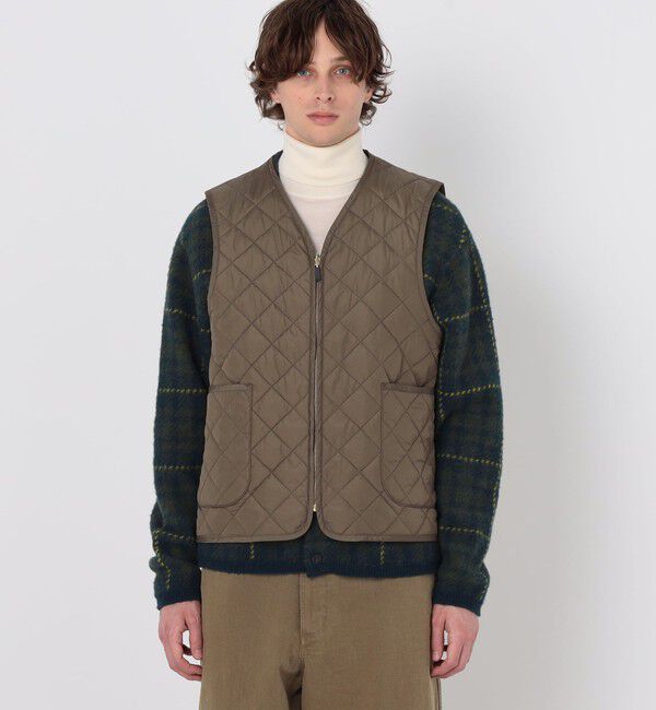 TOMORROWLAND MENS「【WEB先行予約・別注】Barbour TRANSPORT 3WAY ウールブルゾン DORMEUIL」|ブルゾン・スタジャン|