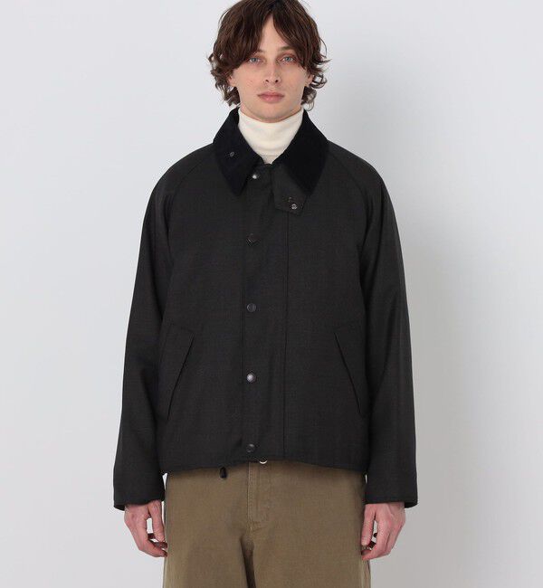 TOMORROWLAND MENS「【WEB先行予約・別注】Barbour TRANSPORT 3WAY ウールブルゾン DORMEUIL」|ブルゾン・スタジャン|