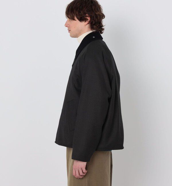 TOMORROWLAND MENS「【WEB先行予約・別注】Barbour TRANSPORT 3WAY ウールブルゾン DORMEUIL」|ブルゾン・スタジャン|