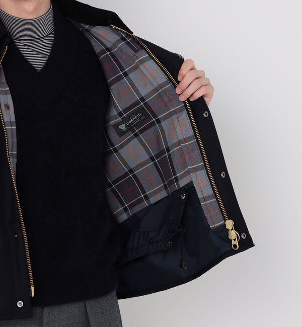 TOMORROWLAND MENS「【WEB先行予約・別注】Barbour TRANSPORT 3WAY ウールブルゾン DORMEUIL」|ブルゾン・スタジャン|