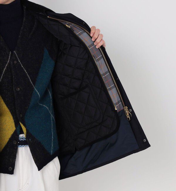 TOMORROWLAND MENS「【WEB先行予約・別注】Barbour CL BEAUFORT 3WAY ウールブルゾン DORMEUIL」|ブルゾン・スタジャン|
