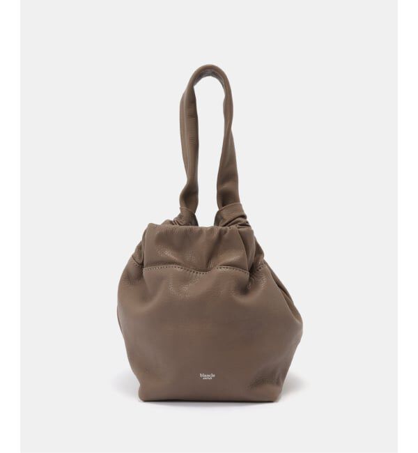  「【blancle/ ブランクレ】Mini one handle bag」|ハンドバッグ|グレー