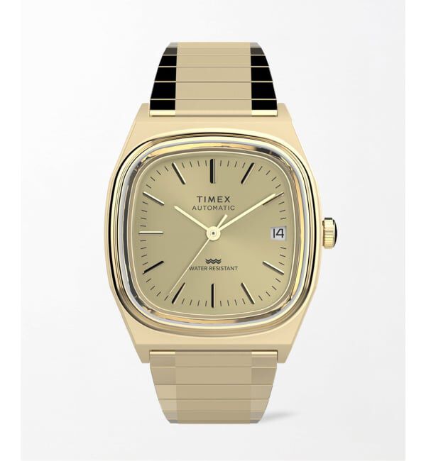 HIROB「TIMEX E-Line Automatic tx-tw2y07200」|腕時計|ゴールド