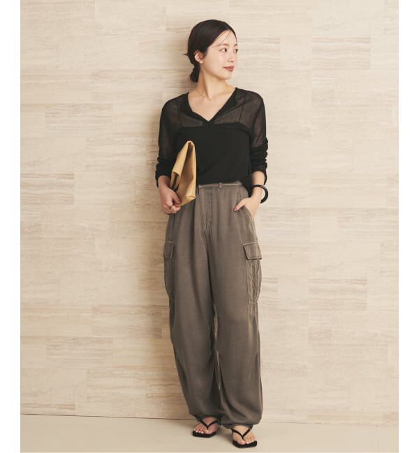 Plage「Acetate mix 2way flare ニット」|ニット・セーター|