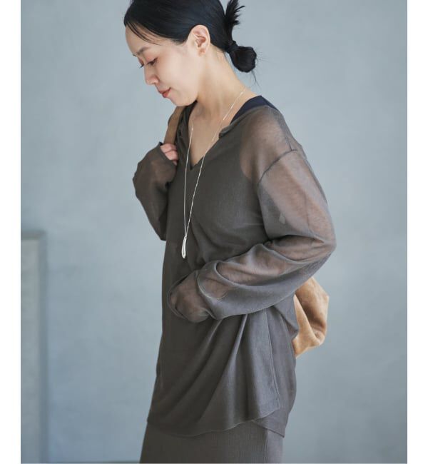 Plage「Acetate mix 2way flare ニット」|ニット・セーター|