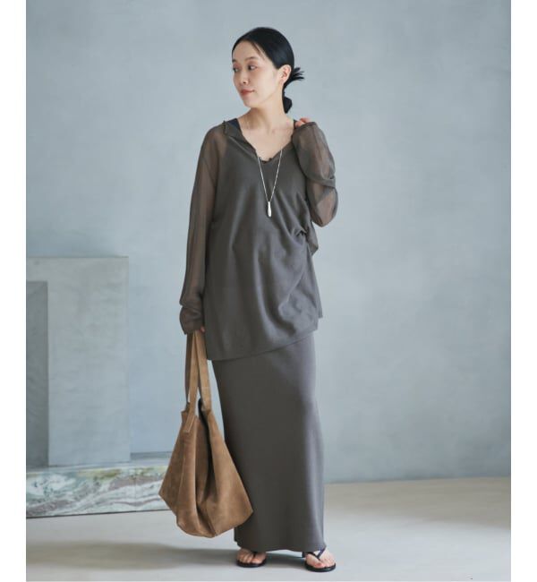 Plage「Acetate mix 2way flare ニット」|ニット・セーター|