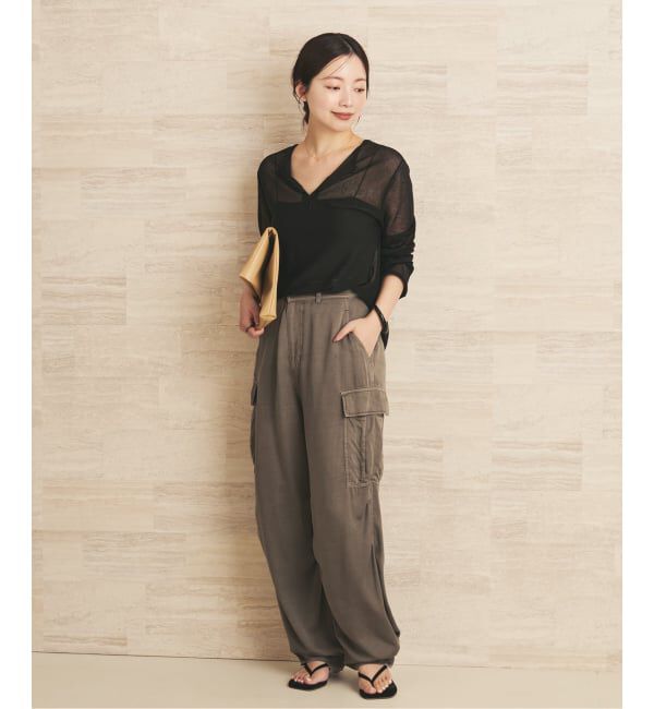 Plage「Acetate mix 2way flare ニット」|ニット・セーター|