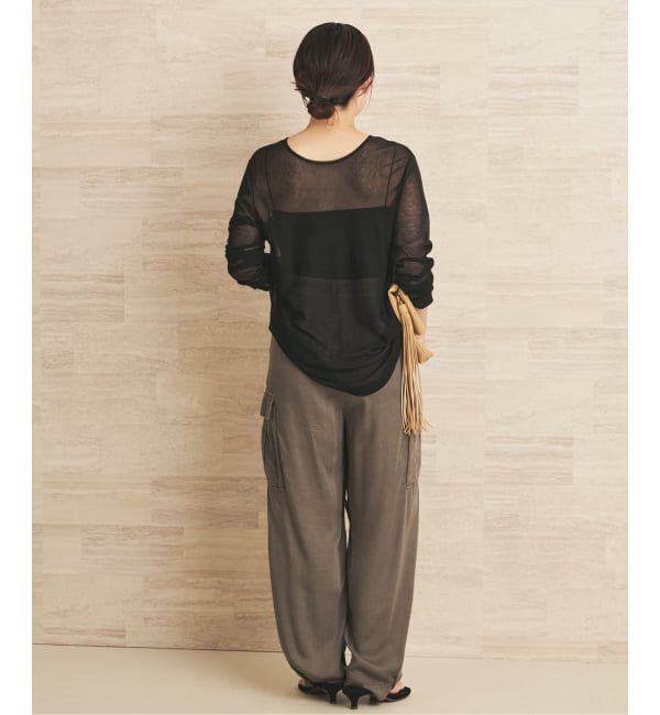 Plage「Acetate mix 2way flare ニット」|ニット・セーター|