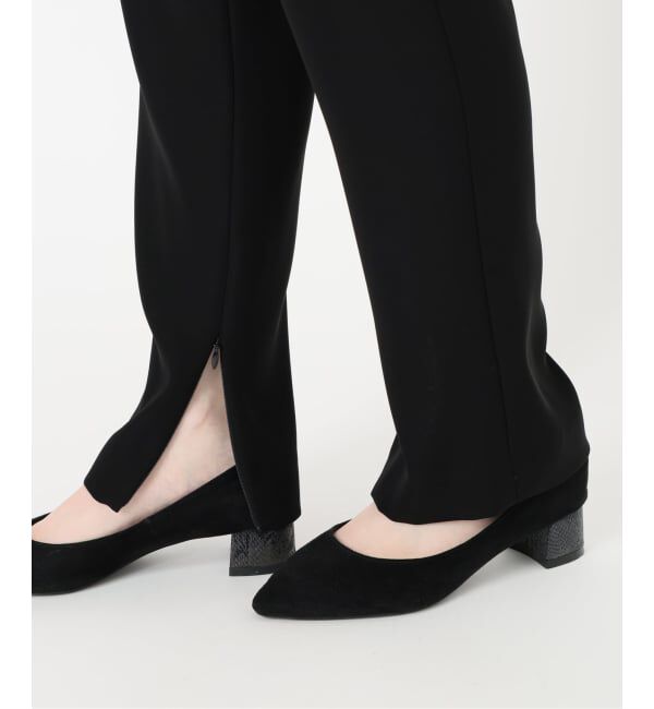 VERMEIL par iena「《追加4/手洗い可》ツイルストレッチスリムパンツ」|スラックス|