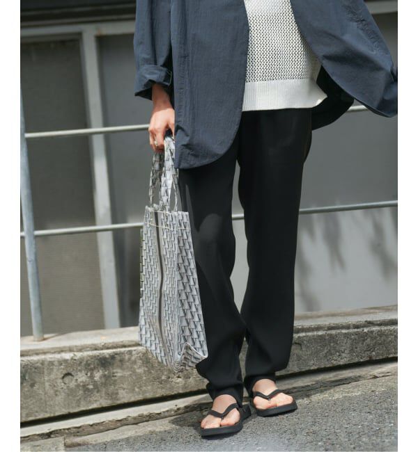 VERMEIL par iena「《追加4/手洗い可》ツイルストレッチスリムパンツ」|スラックス|