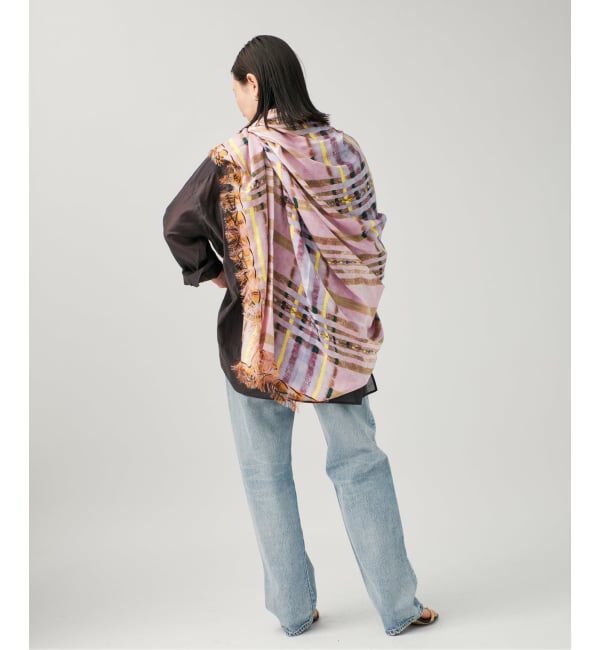 VERMEIL par iena「《追加》PIERRE LOUIS MASCIA ピエール ルイマーシャ Scarf 135x194cm 517308/101」|バンダナ・スカーフ|