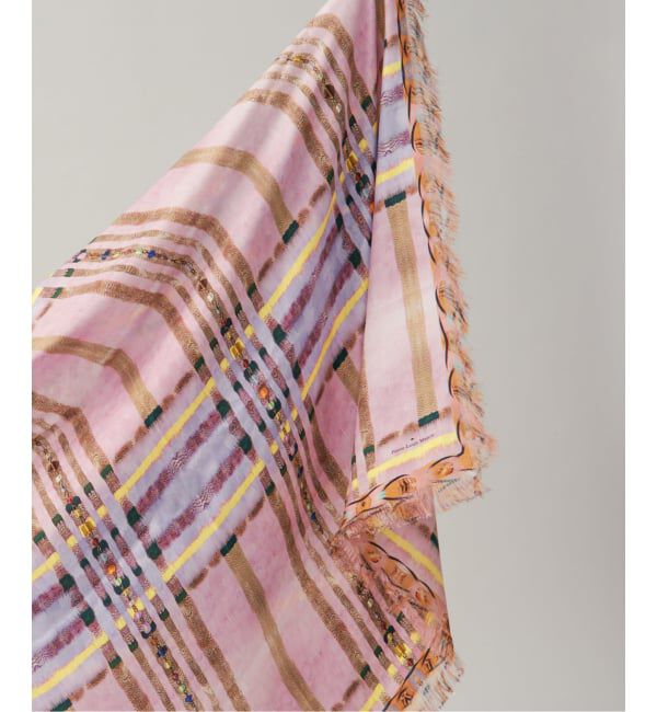 VERMEIL par iena「《追加》PIERRE LOUIS MASCIA ピエール ルイマーシャ Scarf 135x194cm 517308/101」|バンダナ・スカーフ|