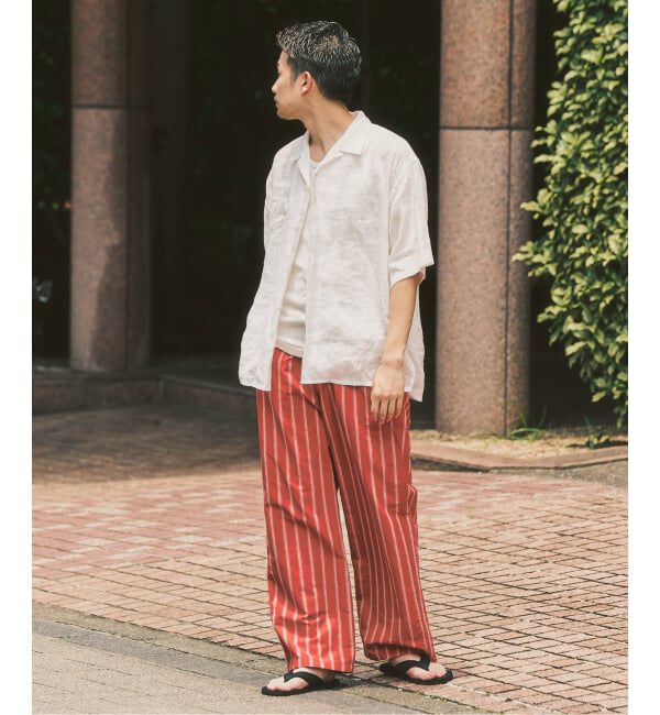 417 EDIFICE「追加｜ノルマンディーリネン パンツ」|スラックス|