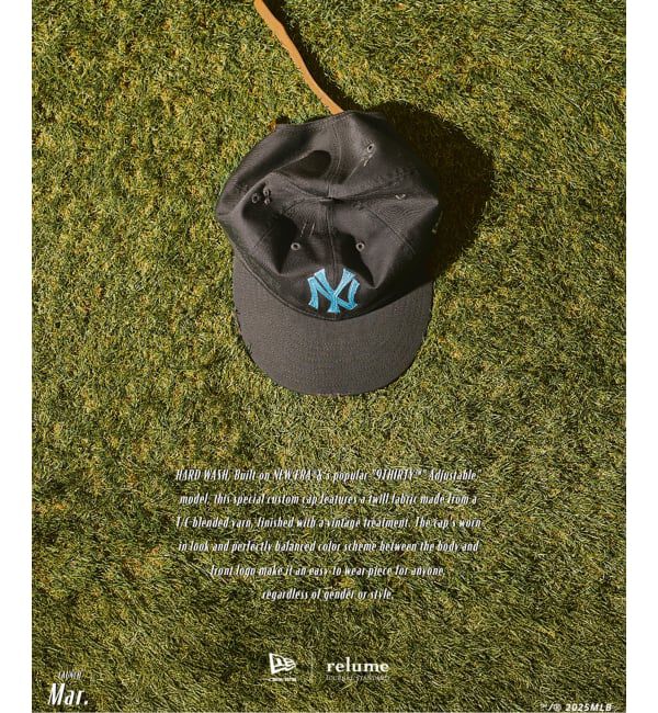 JOURNAL STANDARD relume「NEW ERA / ニューエラ 別注 9THIRTY(TM) ハードウォッシュ Yankees」|キャップ・キャスケット|グレー