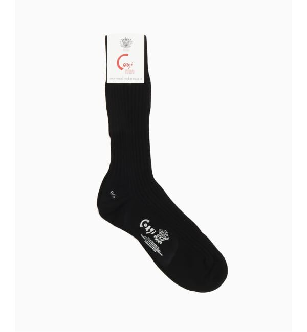 JOURNAL STANDARD「CORGI / コーギー LIGHT WEIGHT  COTTON*NYLON SOX」|ソックス|ブラック