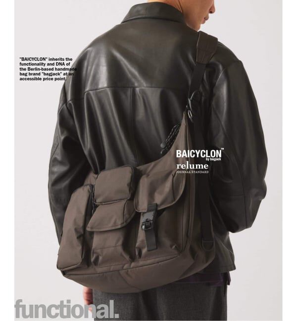 JOURNAL STANDARD relume「《予約》BAICYCLON by bagjack 別注 マルチポケット ショルダーバッグ」|ショルダー・メッセンジャー|ブラウン