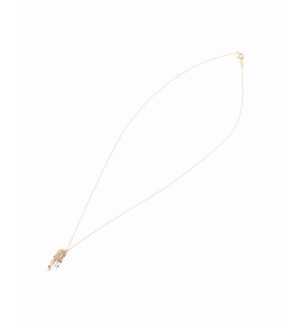 Lilas by Spick&Span「フリンジミックスチェーンネックレス K10」|ネックレス|